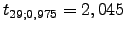 $ t_{29;0,975}=2,045$