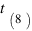 t_(8)