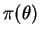 $ \pi(\theta)$