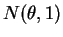 $N(\theta, 1)$
