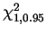 $\chi^2_{1, 0.95}$
