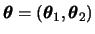 $ \btheta=(\btheta_1,\btheta_2)$