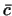 $\bar{c}$