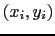 $ (x_i,y_i)$