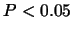 $P<0.05$