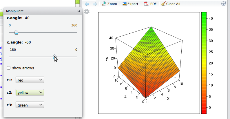 RStudio e a função manipulate()